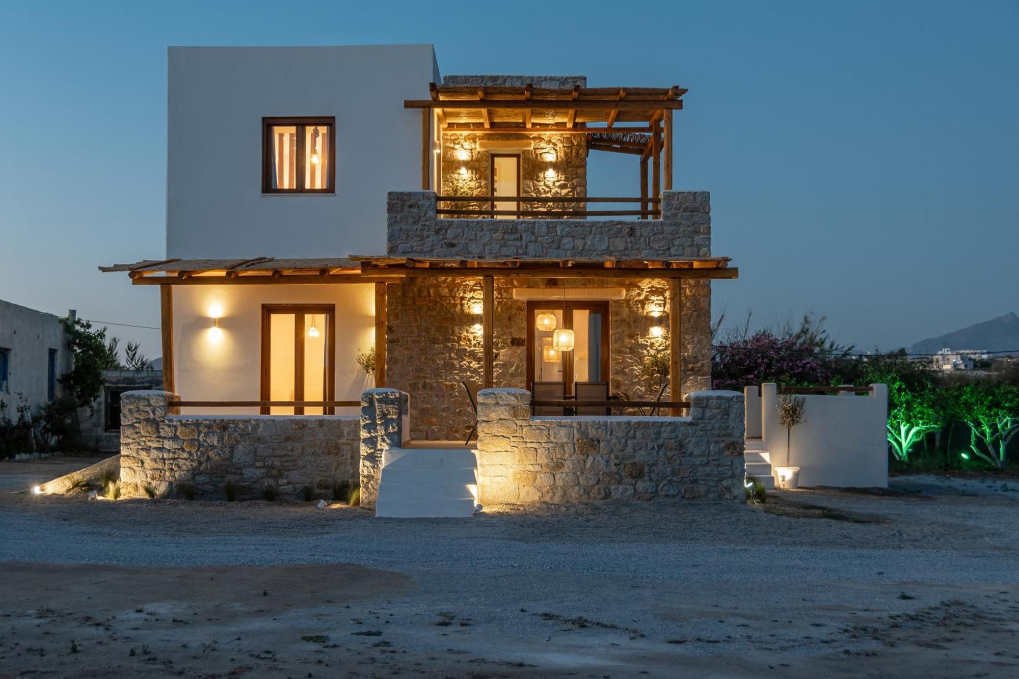 Naxos Beachwalk Villa Plaka Maragkas Exterior photo